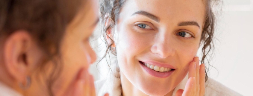 cómo se ve una piel deshidratada